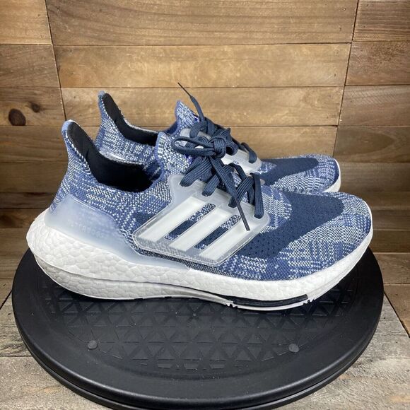 Adidas UltraBoost 21 Primeblue J Crew Blue FZ3084 Shoes Size: 4.5Y / Womens 6 - Picture 1 of 10